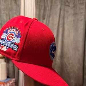 New Era Red Chicago Cubs Cap